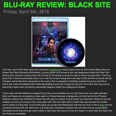 BLU-RAY REVIEW: BLACK SITE